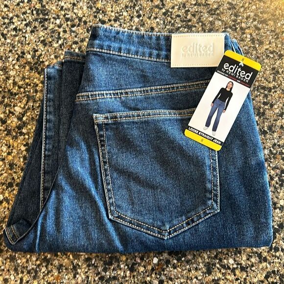 NEW‎ Edited By Remi Bader Loose Straight Jeans - Picture 8 of 8